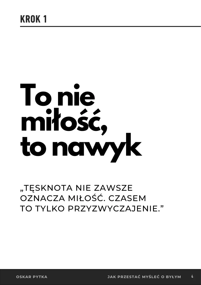 Przykładowa strona z ebooka Bez Niego